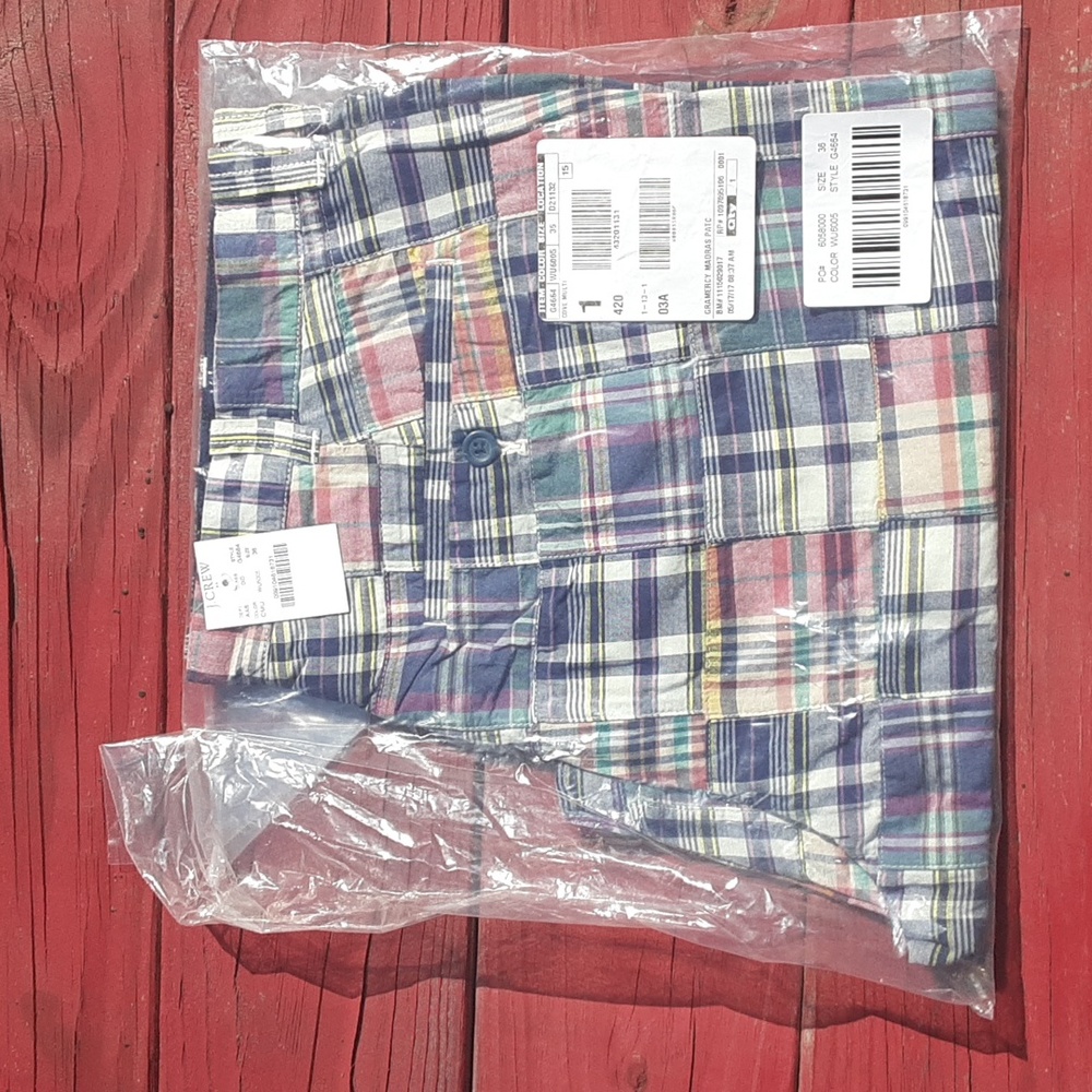Plaid shorts
